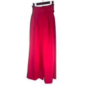 2/$30 NWT Choosy Size 0 Red Rose Pink High Waisted Wide-Leg Pants